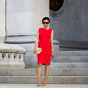 J. Crew Promotion Dress in Red